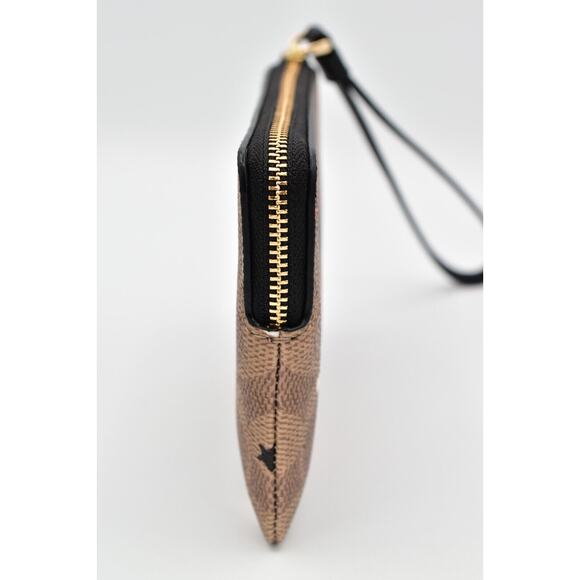 COACH Corner Zip Wristlet Signature Canvas Halloween Print Ghost Cat NEW LIMITED - Picture 6 of 16